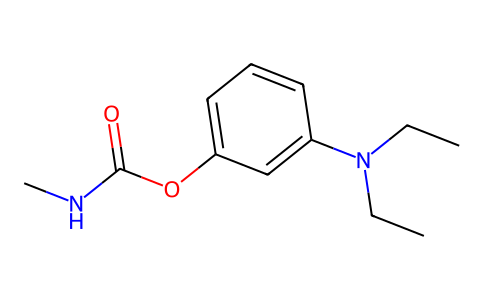 Carbamic acid, N-methyl-, 3-diethylaminophenyl ester 2631-26-7